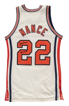 Larry Nance Game Worn and Signed Clemson Tigers College Jersey